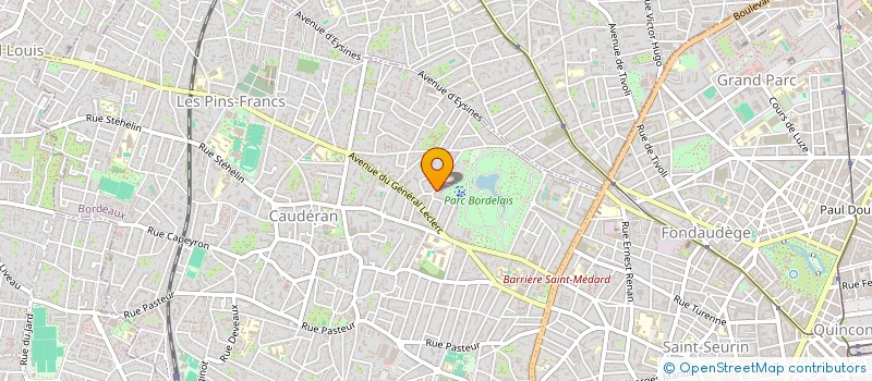 localisation de l'entreprise LE GALOP D'ELLA  BORDEAUX