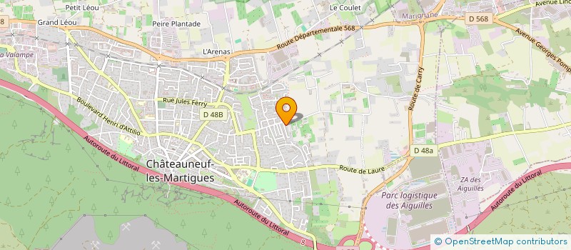 localisation de l'entreprise LE GALOP DE VICTOIRE à CHATEAUNEUF-LES-MARTIGUES