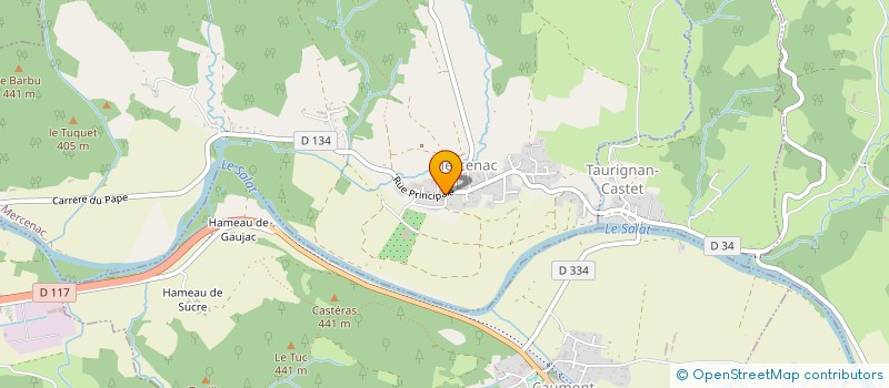 localisation de l'entreprise LE GALOPIN à LACAVE