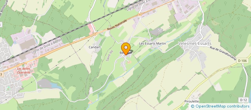 localisation de l'entreprise LE GALOUBET  SAINT-VIT