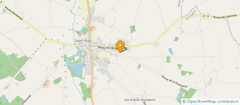 localisation de l'entreprise LE GALOUPIOT à SAINT-AOUT