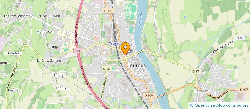 localisation de l'entreprise LE GALPON à TOURNUS