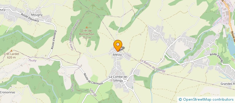 localisation de l'entreprise LE GALTA  SILLINGY