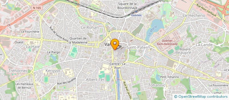 localisation de l'entreprise LE GAMAL à VANNES