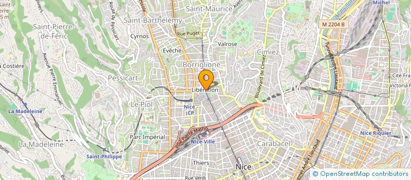 localisation de l'entreprise LE GAMBETTA à NICE