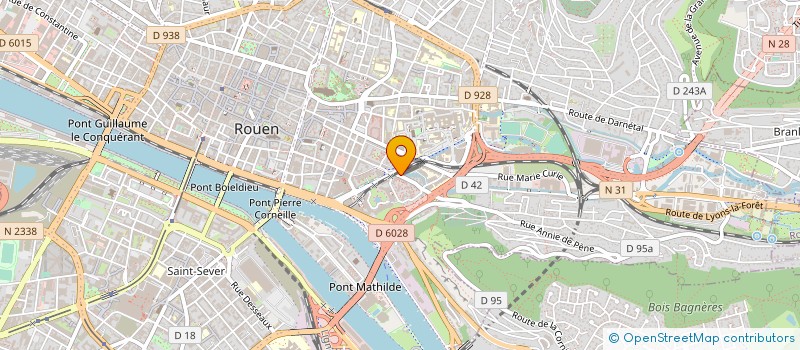 localisation de l'entreprise LE GAMBETTA à ROUEN