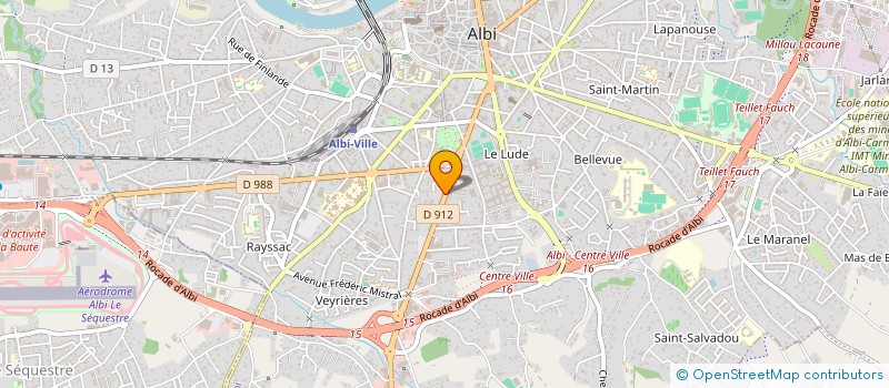 localisation de l'entreprise LE GAMBETTA à ALBI