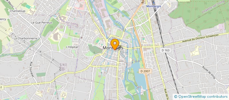localisation de l'entreprise LE GAMBETTA à MONTARGIS