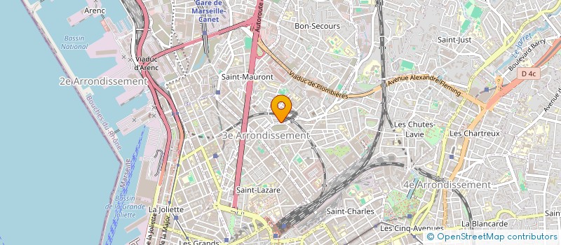 localisation de l'entreprise LE GAMBIT MARSEILLAIS à MARSEILLE