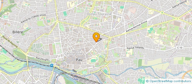 localisation de l'entreprise LE GAME à PAU