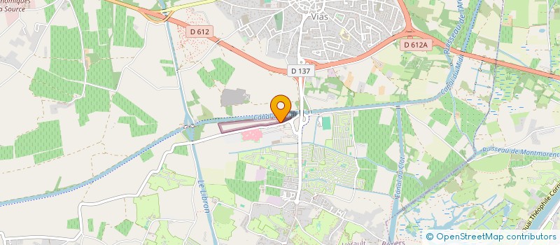 localisation de l'entreprise LE GAME à VIAS