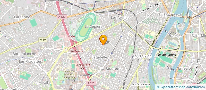 localisation de l'entreprise LE GAME OVER à TOULOUSE