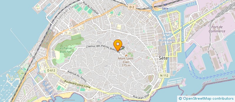 localisation de l'entreprise LE GAMELAB à SETE