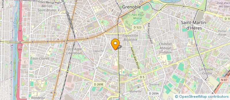 localisation de l'entreprise LE GAMIER à GRENOBLE