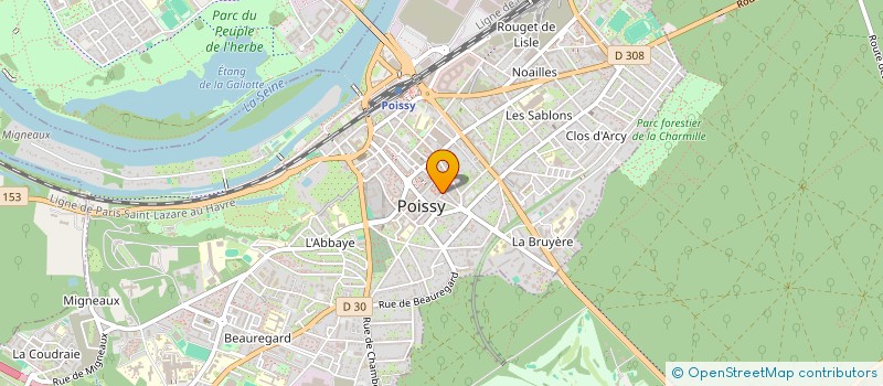 localisation de l'entreprise LE GAMIN DE POISSY à ROMAINVILLE