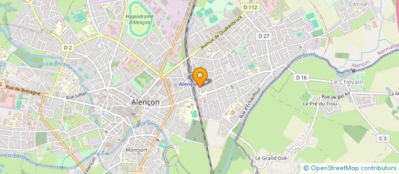 localisation de l'entreprise LE GAMIN DU GANO à ALENCON