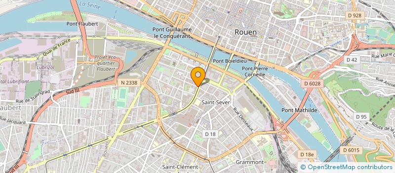 localisation de l'entreprise LE GANDHI à ROUEN
