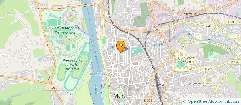 localisation de l'entreprise LE GANG DES DERAILLEURS à VICHY