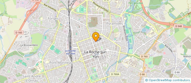 localisation de l'entreprise LE GANG DES GOURMETS à LA ROCHE-SUR-YON