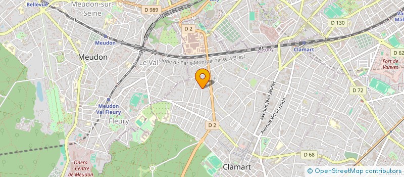 localisation de l'entreprise LE GANOEL à CLAMART