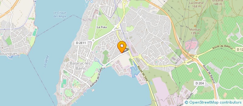 localisation de l'entreprise LE GANT D 'OR BALARUCOIS  BALARUC-LES-BAINS