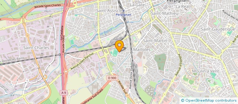 localisation de l'entreprise LE GANT DU GUET  PERPIGNAN