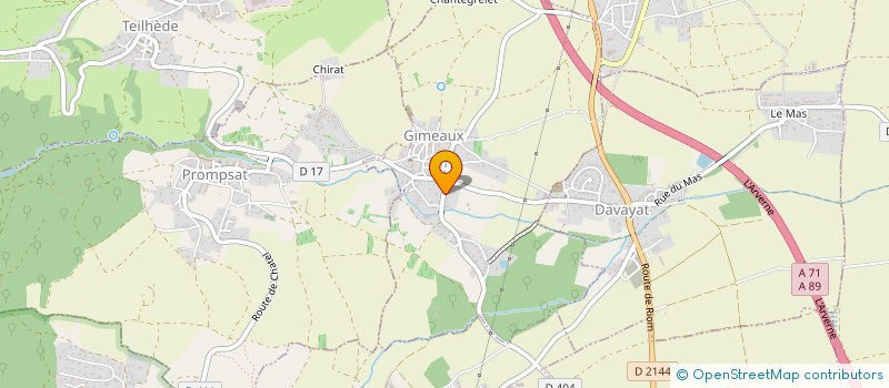 localisation de l'entreprise LE GAP  GIMEAUX