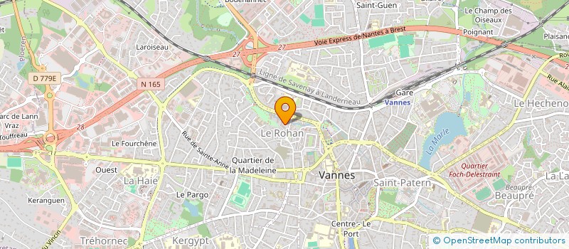 localisation de l'entreprise LE GARAGE à VANNES