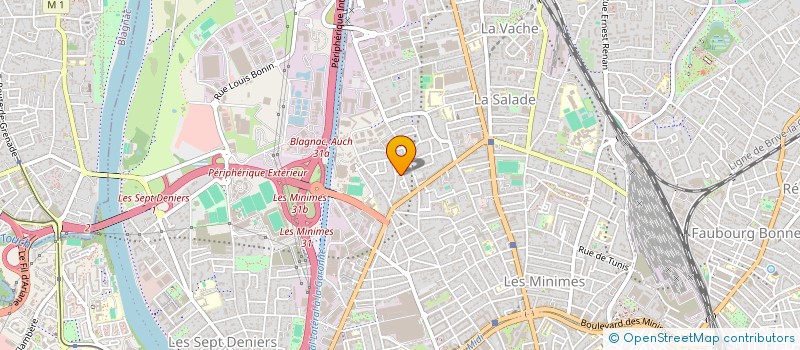 localisation de l'entreprise LE GARAGE à TOULOUSE