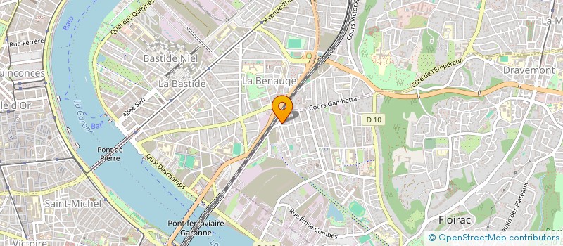 localisation de l'entreprise LE GARAGE  FLOIRAC