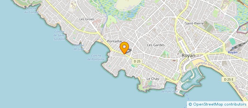 localisation de l'entreprise LE GARAGE  ROYAN