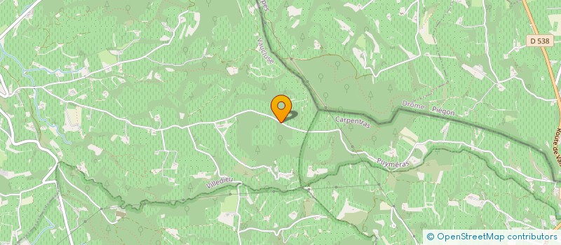 localisation de l'entreprise LE GARAGE  VILLEDIEU