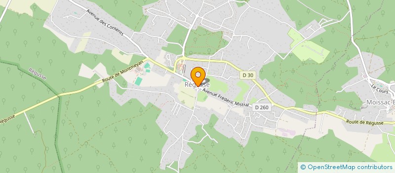 localisation de l'entreprise LE GARAGE  AIGUINES