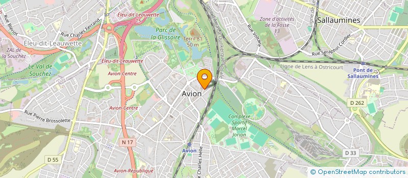 localisation de l'entreprise LE GARAGE DE LA GLISSOIRE  AVION