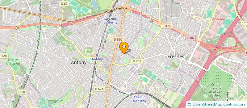 localisation de l'entreprise LE GARAGE DE LA MAIRIE à ANTONY