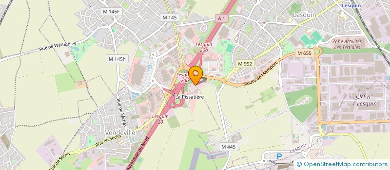 localisation de l'entreprise LE GARAGE DE LESQUIN à LESQUIN
