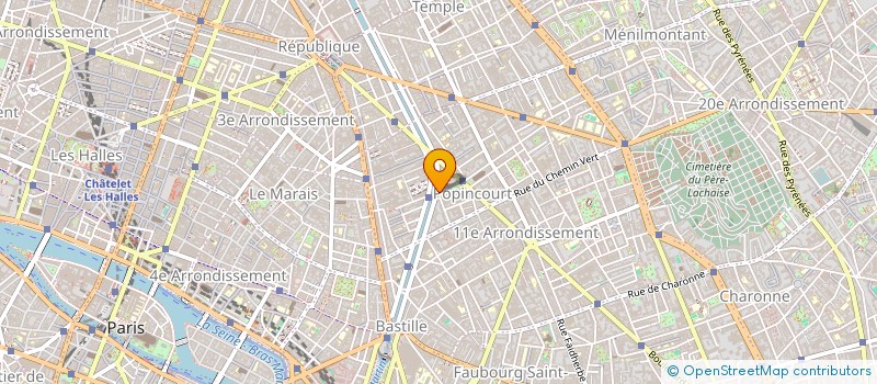 localisation de l'entreprise LE GARAGE DE PARIS - LGP  PARIS