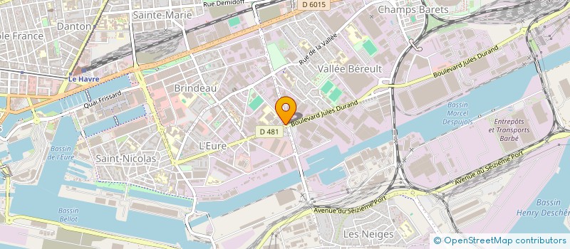 localisation de l'entreprise LE GARAGE DES 3 BOULEVARDS à LE HAVRE