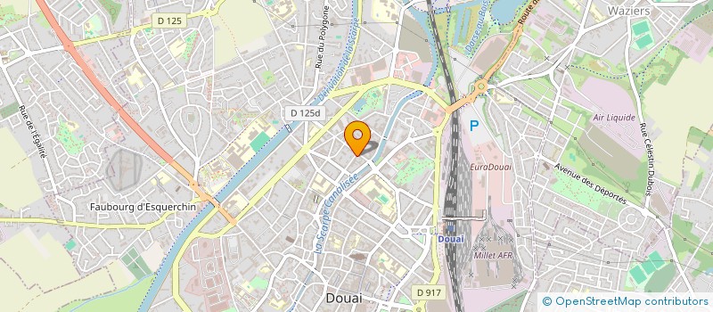 localisation de l'entreprise LE GARAGE DES AMATEURS  DOUAI