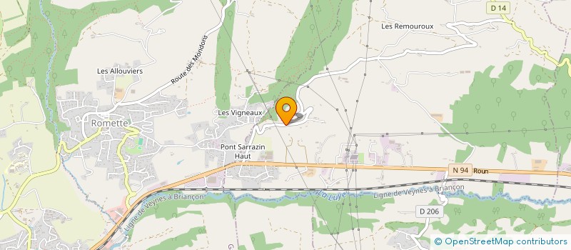 localisation de l'entreprise LE GARAGE DES LEGENDES  LA ROCHETTE