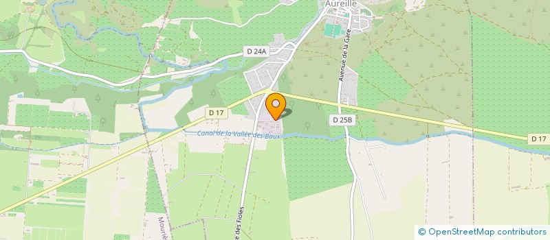 localisation de l'entreprise LE GARAGE DES TREBONS  AUREILLE