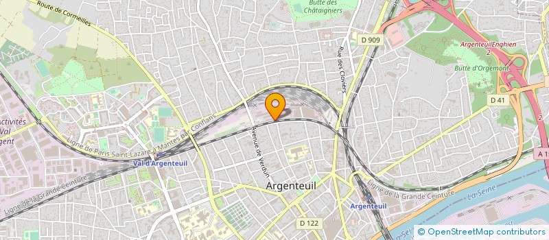 localisation de l'entreprise LE GARAGE DU GAULOIS  ARGENTEUIL