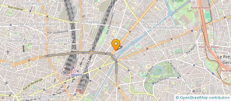 localisation de l'entreprise LE GARAGE FOURGON  PARIS