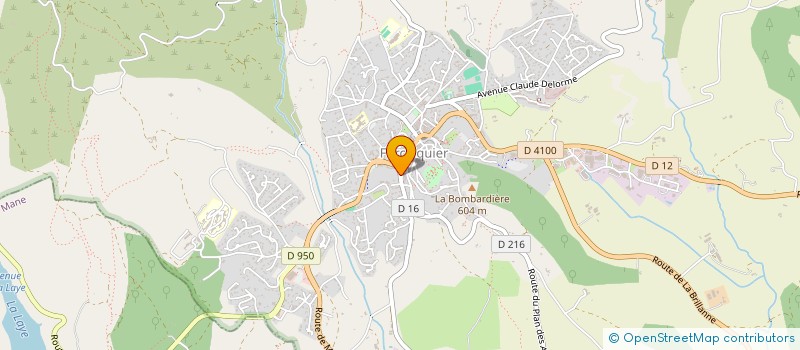 localisation de l'entreprise LE GARAGE LAURENT à FORCALQUIER