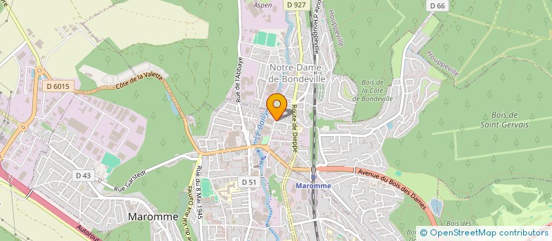 localisation de l'entreprise LE GARAGEUPCYCLING STORE  MAROMME