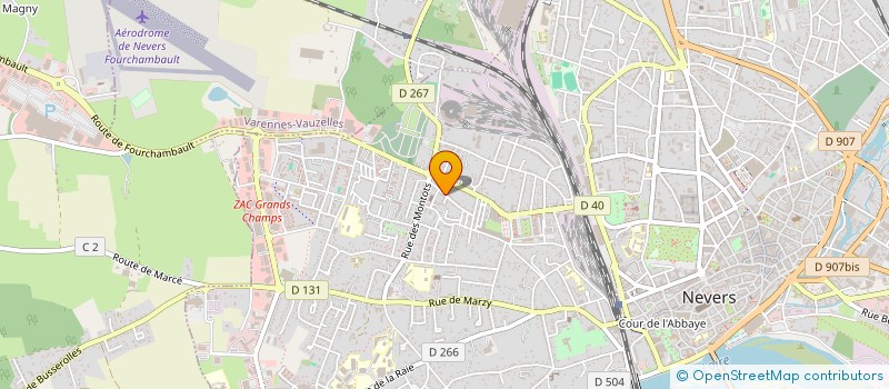 localisation de l'entreprise LE GARANCE CAFE à NEVERS
