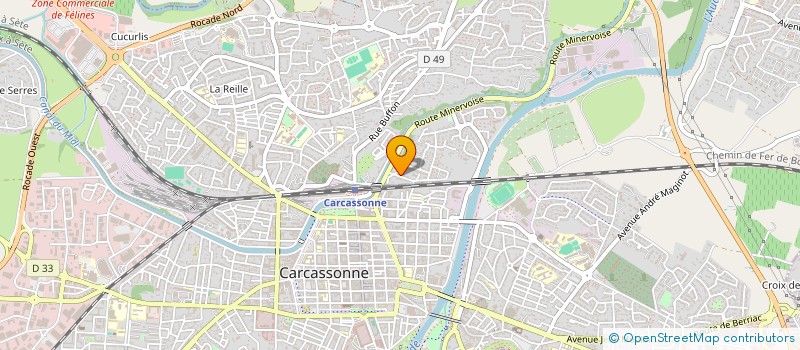 localisation de l'entreprise LE GARDE - SCELS à CARCASSONNE