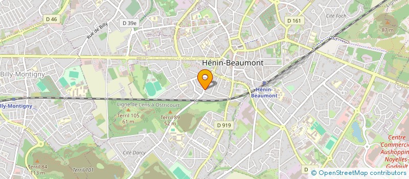 localisation de l'entreprise LE GARDEN à HENIN-BEAUMONT