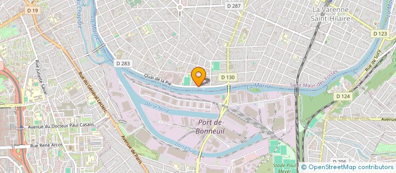 localisation de l'entreprise LE GARDEN à SAINT-MAUR-DES-FOSSES