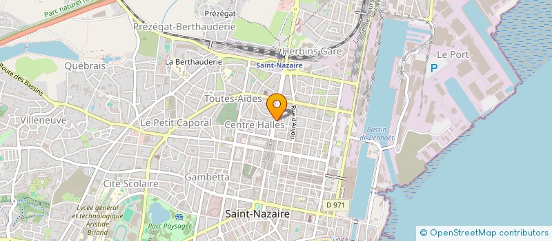 localisation de l'entreprise LE GARDEN à SAINT-NAZAIRE